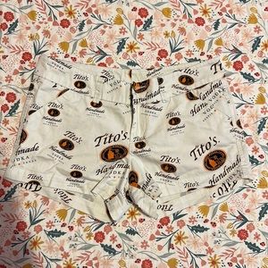 Tito’s vodka shorts